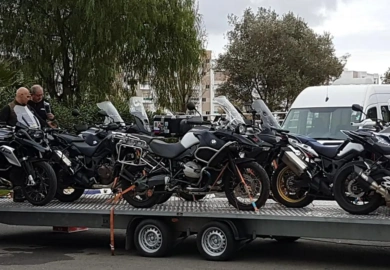 Preparare il bagaglio per un viaggio in moto