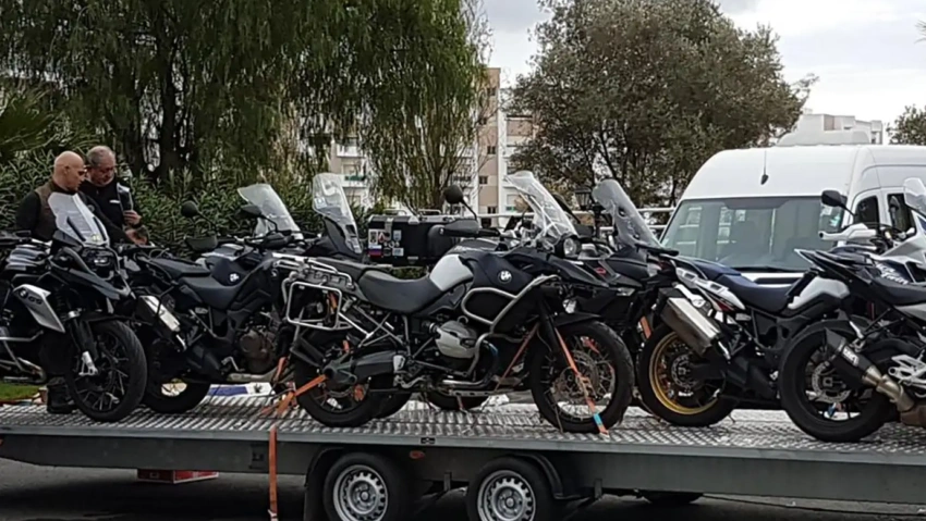 Preparare il bagaglio per un viaggio in moto
