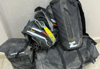 Preparare il bagaglio per un viaggio in moto