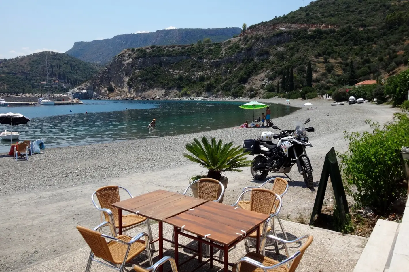 Un po' di relax dopo il viaggio